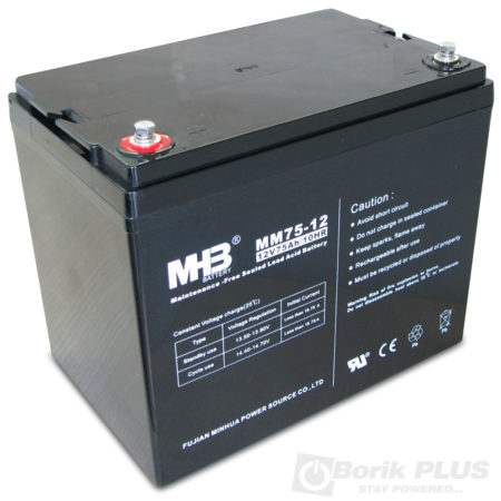 MM 75-12 Olovna VRLA baterija 12V 75Ah