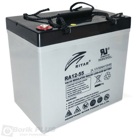 Ritar RA12-55 Olovna VRLA baterija 12V 55Ah