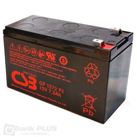 CSB GP1272 Olovna VRLA baterija 12V 7.2Ah