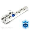 Produzni kabl 6 mesta sa usb 3 metra