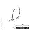 Vezica 100 x 2,5 crna